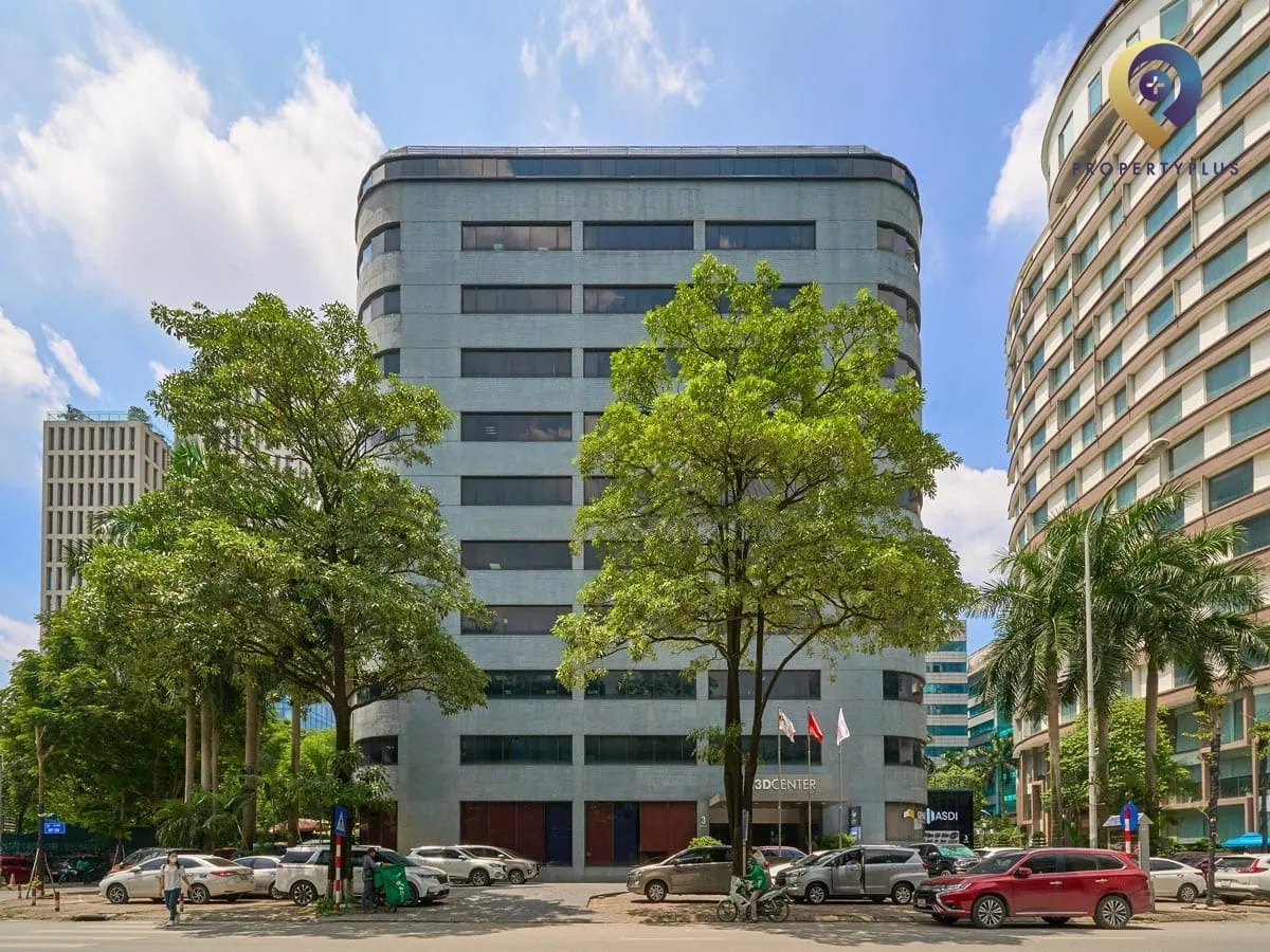 Mặt ngoài tòa nhà 3D-Building nhìn từ phía trước